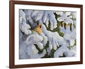 Lady in the Pines-Sarah Davis-Framed Giclee Print