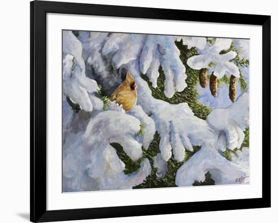 Lady in the Pines-Sarah Davis-Framed Giclee Print