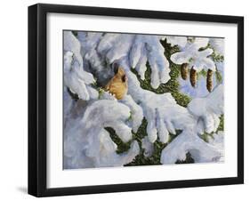 Lady in the Pines-Sarah Davis-Framed Giclee Print