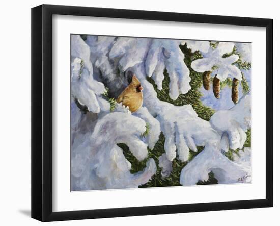 Lady in the Pines-Sarah Davis-Framed Giclee Print