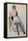 Lady in Underwear, 1917 (W/C)-Gerda Marie Frederike Wegener-Framed Stretched Canvas