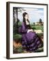 Lady in Violet, 1874-Pal Szinyei Merse-Framed Giclee Print