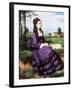 Lady in Violet, 1874-Pal Szinyei Merse-Framed Giclee Print