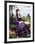 Lady in Violet, 1874-Pal Szinyei Merse-Framed Giclee Print