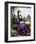 Lady in Violet, 1874-Pal Szinyei Merse-Framed Premium Giclee Print