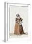 Lady-In-Waiting, Costume Design for Shakespeare's Play, Henry VIII, 19th Century-null-Framed Giclee Print