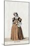 Lady-In-Waiting, Costume Design for Shakespeare's Play, Henry VIII, 19th Century-null-Mounted Giclee Print