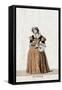 Lady-In-Waiting, Costume Design for Shakespeare's Play, Henry VIII, 19th Century-null-Framed Stretched Canvas