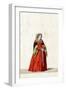 Lady-In-Waiting, Costume Design for Shakespeare's Play, Henry VIII, 19th Century-null-Framed Giclee Print