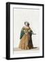 Lady-In-Waiting, Costume Design for Shakespeare's Play, Henry VIII, 19th Century-null-Framed Giclee Print