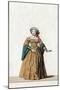 Lady-In-Waiting, Costume Design for Shakespeare's Play, Henry VIII, 19th Century-null-Mounted Giclee Print