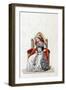 Lady-In-Waiting, Costume Design for Shakespeare's Play, Henry VIII, 19th Century-null-Framed Giclee Print