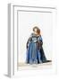 Lady-In-Waiting, Costume Design for Shakespeare's Play, Henry VIII, 19th Century-null-Framed Giclee Print