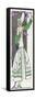 Lady in White and Green Dress-null-Framed Stretched Canvas