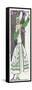 Lady in White and Green Dress-null-Framed Stretched Canvas