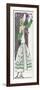 Lady in White and Green Dress-null-Framed Art Print