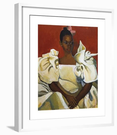 Lady in White Dress-Boscoe Holder-Framed Premium Giclee Print