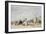 Lady in White on the Beach at Trouville-Eugène-Louis Boudin-Framed Giclee Print