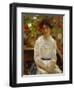 Lady in White-Francis Campbell Boileau Cadell-Framed Giclee Print