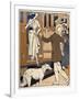 Lady is Welcomed as She Arrives at a Station-Ed Touraine-Framed Art Print