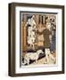 Lady is Welcomed as She Arrives at a Station-Ed Touraine-Framed Premium Giclee Print