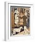 Lady is Welcomed as She Arrives at a Station-Ed Touraine-Framed Premium Giclee Print