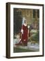 Lady Jane Beaufort and James I of Scotland-James Penrose-Framed Giclee Print