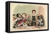 Lady Jane Dudley Pressed to Accept the Crown-Richard Doyle-Framed Stretched Canvas