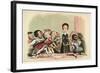 Lady Jane Dudley Pressed to Accept the Crown-Richard Doyle-Framed Giclee Print