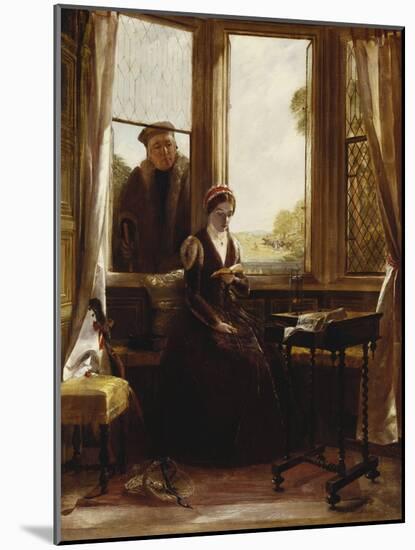 Lady Jane Grey and Roger Ascham, 1853-John Callcott Horsley-Mounted Giclee Print