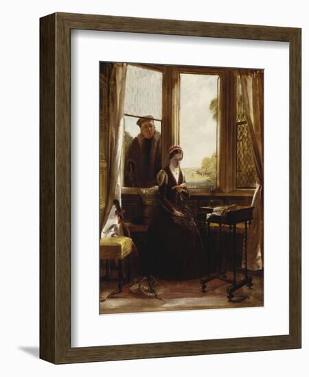 Lady Jane Grey and Roger Ascham, 1853-John Callcott Horsley-Framed Giclee Print