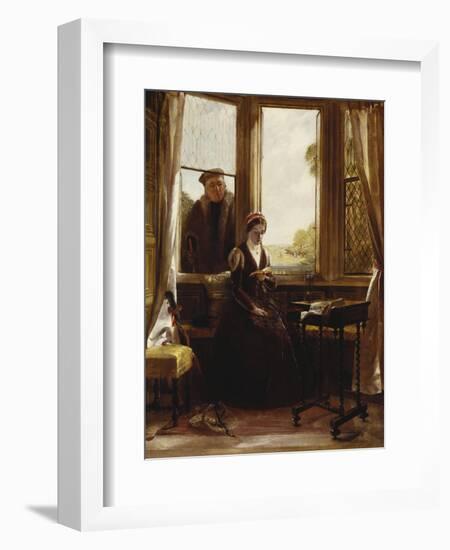 Lady Jane Grey and Roger Ascham, 1853-John Callcott Horsley-Framed Giclee Print