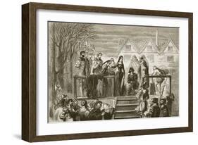 Lady Jane Grey at the Place of Execution, Engraved by Butterworth and Heath-James Godwin-Framed Premium Giclee Print