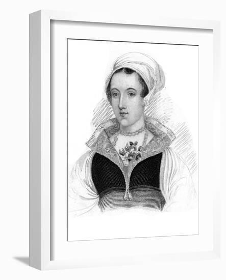 Lady Jane Grey, Great-Granddaughter of Henry VII of England-Jane, Lady Grey-Framed Giclee Print