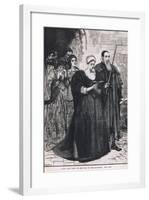 Lady Jane Grey on Her Way to the Scaffold 1554-Mary L. Gow-Framed Giclee Print