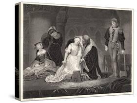 Lady Jane Grey Queen for Nine Days is Beheaded at the Tower of London on Charges of Treason-Harry Payne-Stretched Canvas