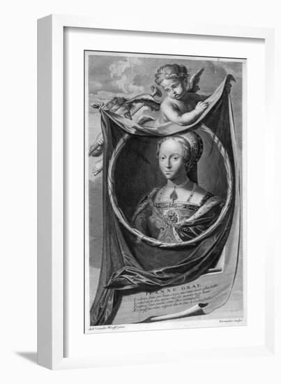 Lady Jane Grey, Queen of England-Cornelis Vermeulen-Framed Giclee Print