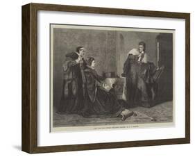 Lady Jane Grey's Victory over Bishop Gardiner-George Frederick Folingsby-Framed Giclee Print