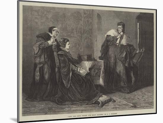 Lady Jane Grey's Victory over Bishop Gardiner-George Frederick Folingsby-Mounted Giclee Print