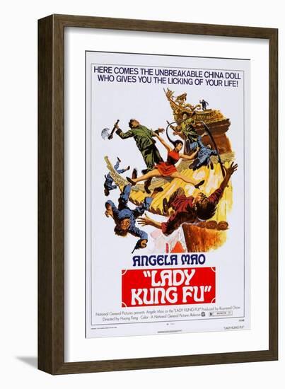 Lady Kung Fu (Aka He Qi Dao), 1972-null-Framed Art Print