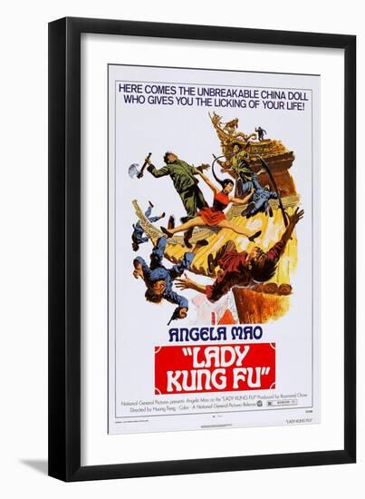 Lady Kung Fu (Aka He Qi Dao), 1972-null-Framed Art Print