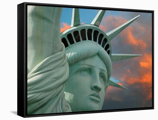 Lady Liberty-Philippe Sainte-Laudy-Framed Stretched Canvas