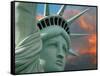 Lady Liberty-Philippe Sainte-Laudy-Framed Stretched Canvas