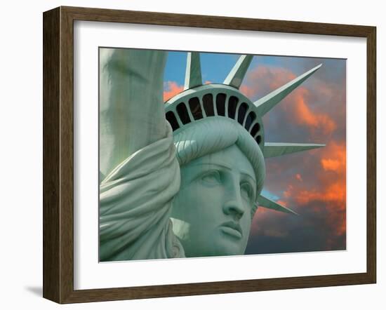 Lady Liberty-Philippe Sainte-Laudy-Framed Photographic Print