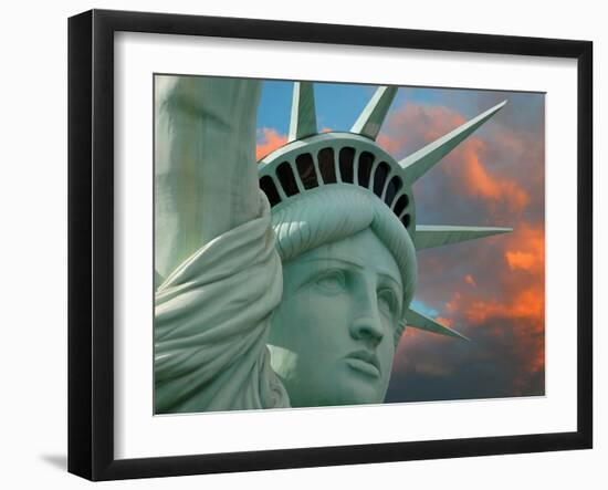 Lady Liberty-Philippe Sainte-Laudy-Framed Photographic Print