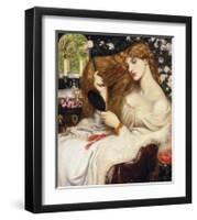 Lady Lilith, 1868-Dante Gabriel Rossetti-Framed Premium Giclee Print