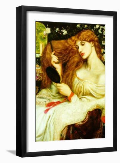 Lady Lilith-Dante Gabriel Rossetti-Framed Art Print