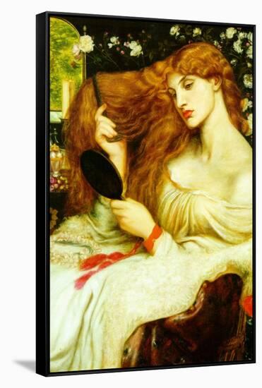 Lady Lilith-Dante Gabriel Rossetti-Framed Stretched Canvas