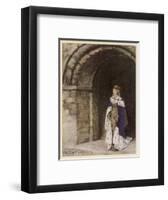 Lady Lionesse-Arthur Rackham-Framed Art Print