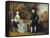 Lady Lloyd and Her Son, Richard Savage Lloyd, of Hintlesham Hall, Suffolk, C.1745-46-Thomas Gainsborough-Framed Stretched Canvas